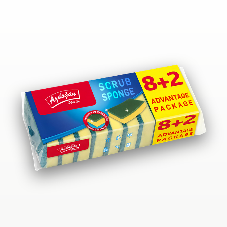 cleaning sponge packaging