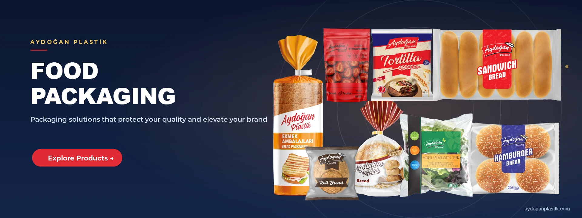 Food Packaging Slider