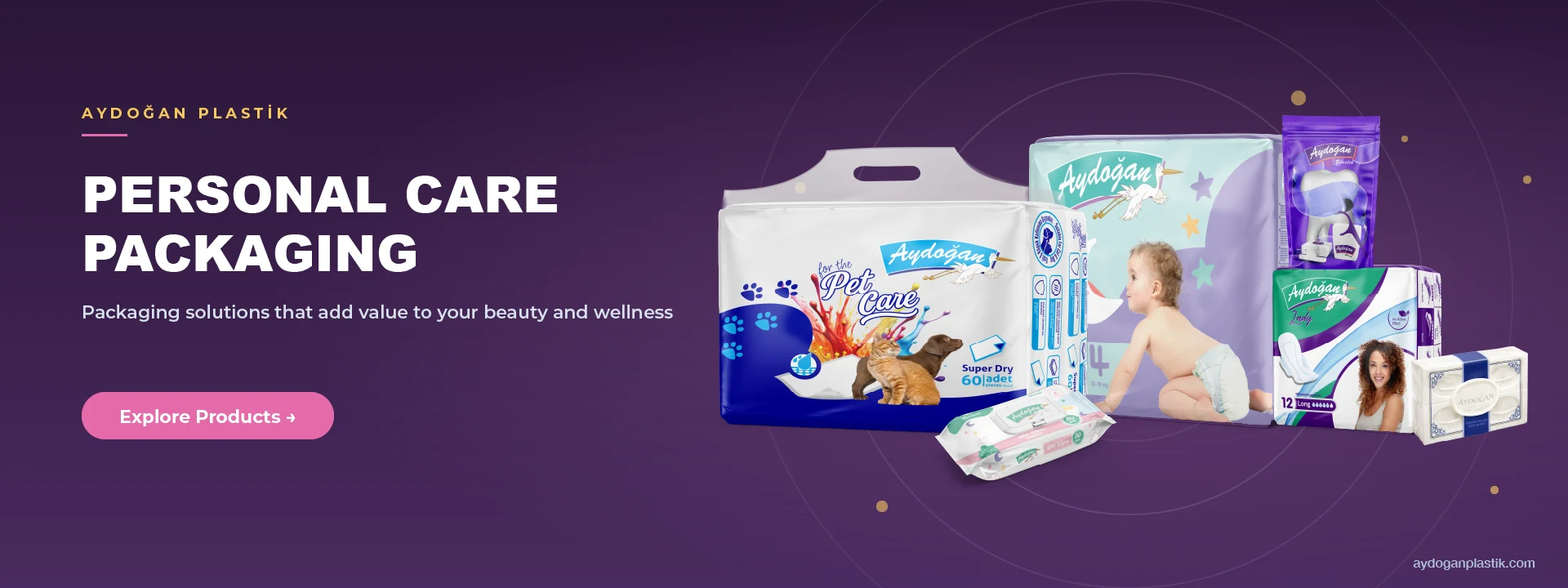 Personal Care Packaging Slider