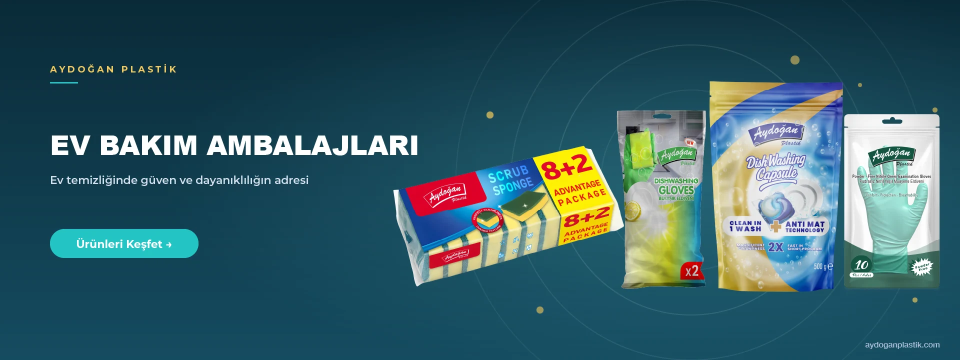 Ev Bakım Ambalajları Slider